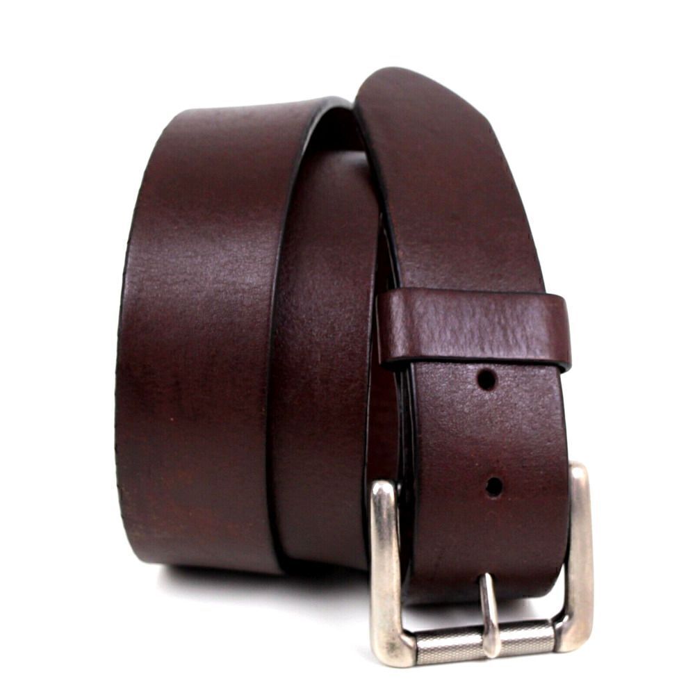 Bill Adler SADDLE BROWN GENUINE LEATHER 1.5"Wd DRESS CASUAL MEN'S BELT 36 (D35